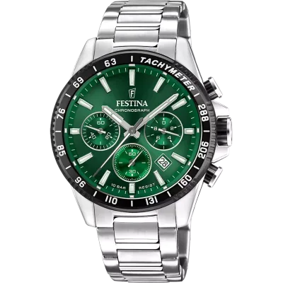 Festina Herrennuhr Edelstahl Armband Festina Herrennuhr Edelstahl Armband