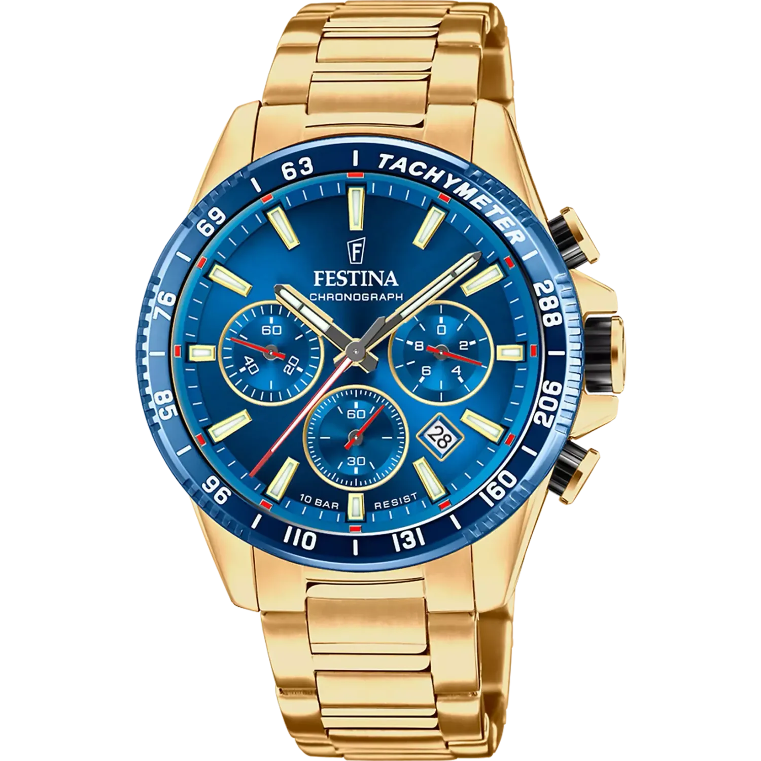 Festina Herrennuhr Edelstahl Armband