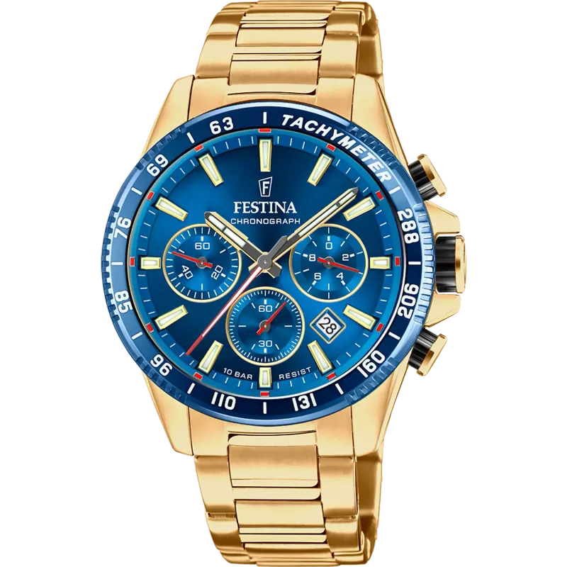 Festina Herrennuhr Edelstahl Armband Festina Herrennuhr Edelstahl Armband