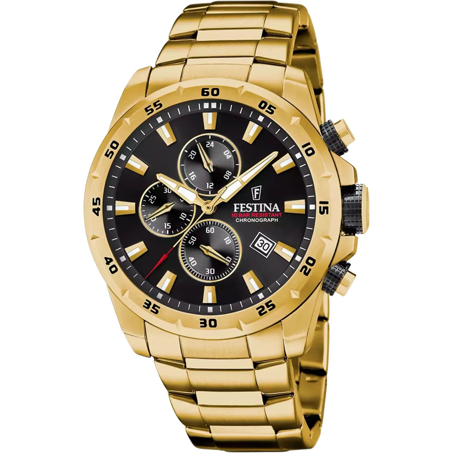 Festina Herrennuhr Edelstahl Armband