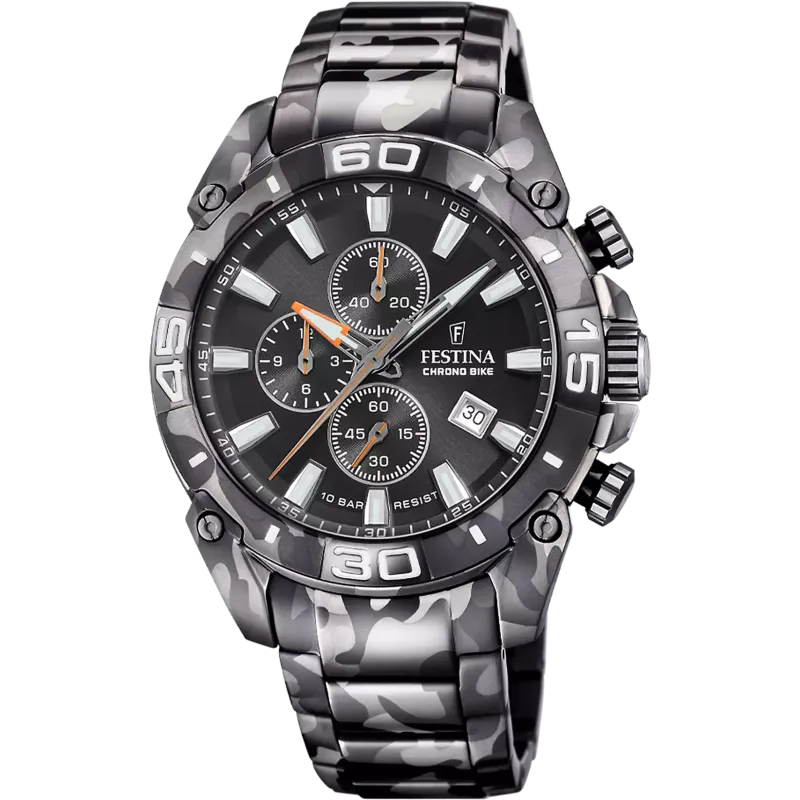 Festina Herrennuhr Edelstahl Armband Festina Herrennuhr Edelstahl Armband