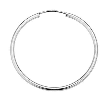 Creolen Silber rhodiniert 35 mm