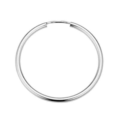 Creolen Silber rhodiniert 25 mm Creolen Silber rhodiniert 25 mm