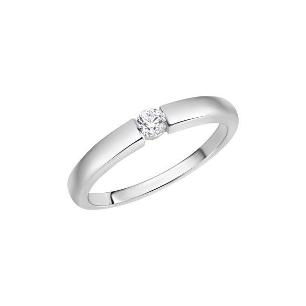 Ring 925 Silber rhodiniert mit Zirkonia