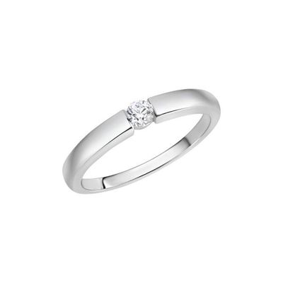 Ring 925 Silber rhodiniert mit Zirkonia Ring 925 Silber rhodiniert mit Zirkonia