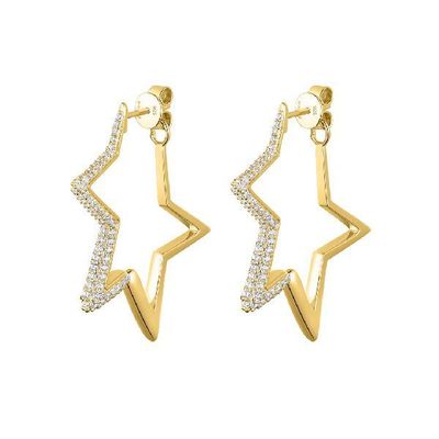 Ohrring Silber Shiny Stars Ohrring Silber Shiny Stars