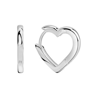 Creolen 925/- Sterling Silber Rhodiniert