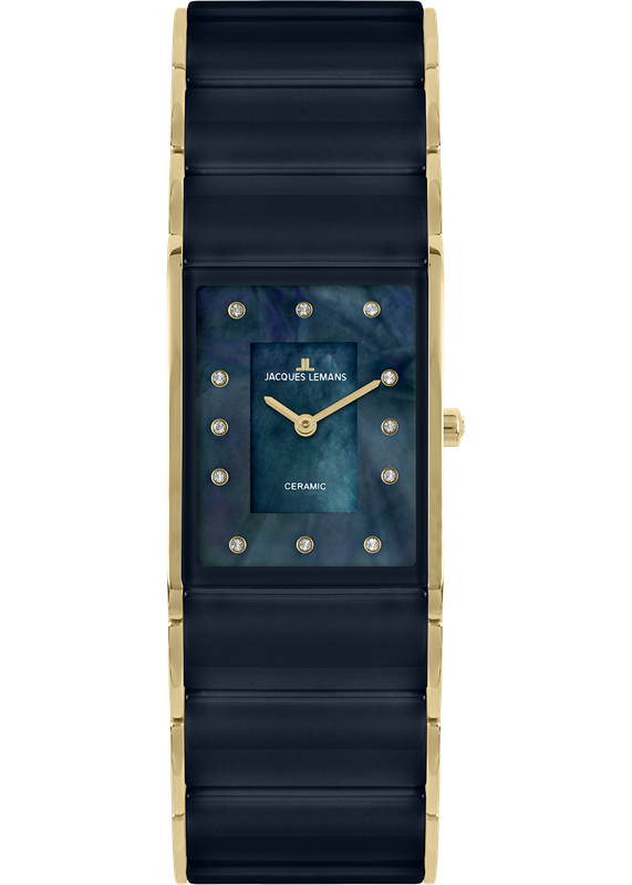 Jacques Lemans  Damenuhr  Ceramic