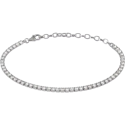 Jacques Lemans Tennis Armband Sterlingsilber mit Topasen