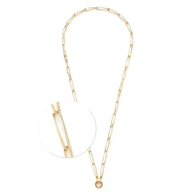 Leonardo Halskette CONSENZA 70 cm gold Clip & Mix