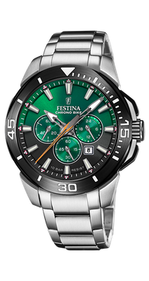 Festina Herrennuhr Multifunktion Edelstahl Festina Herrennuhr Multifunktion Edelstahl