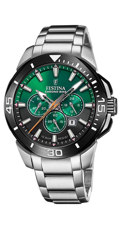 Festina Herrennuhr Multifunktion Edelstahl