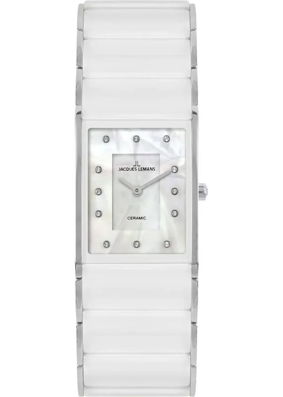 Jacques Lemans  Damenuhr  Ceramic