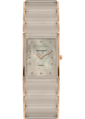 Jacques Lemans  Damenuhr Dublin  Ceramic
