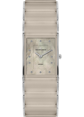 Jacques Lemans  Damenuhr  Ceramic