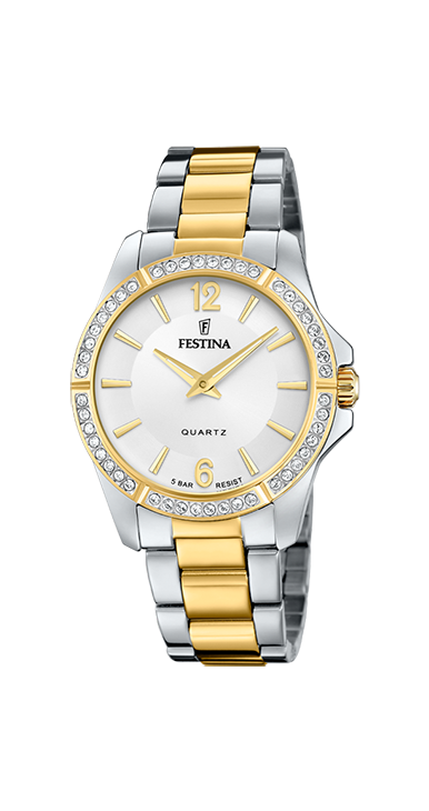 Festina Damenuhr Edelstahl bicolor Festina Damenuhr Edelstahl bicolor
