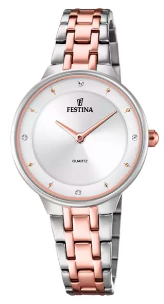 Festina Damenuhr Edelstahl bicolor rosé Festina Damenuhr Edelstahl bicolor rosé
