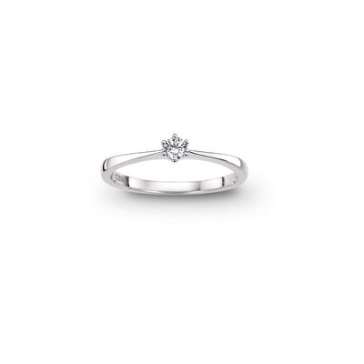 Damenring Weißgold 585/- Brillant Damenring Weißgold 585/- Brillant