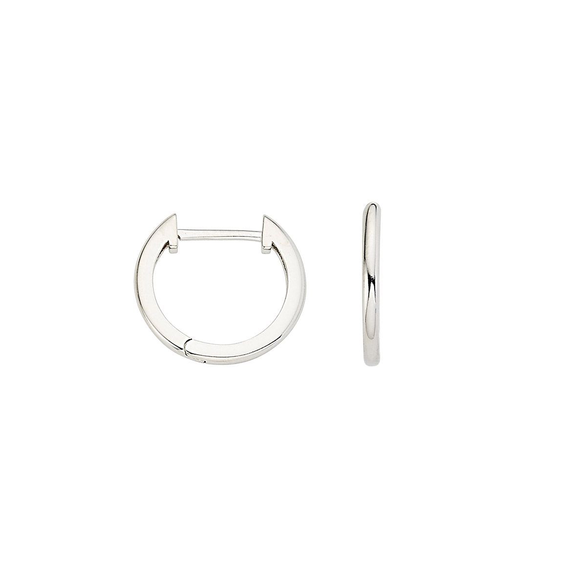 Creolen Silber 15 mm poliert