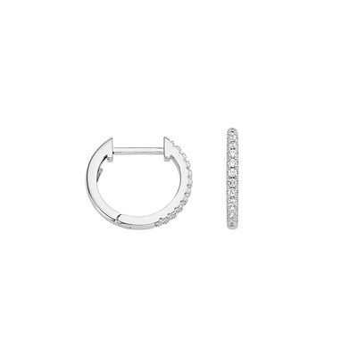 Creolen Silber 15 mm poliert