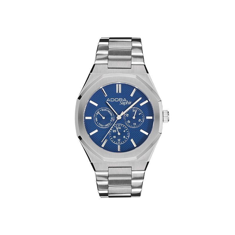 Herrenuhr Adora Safir Edelstahlband
