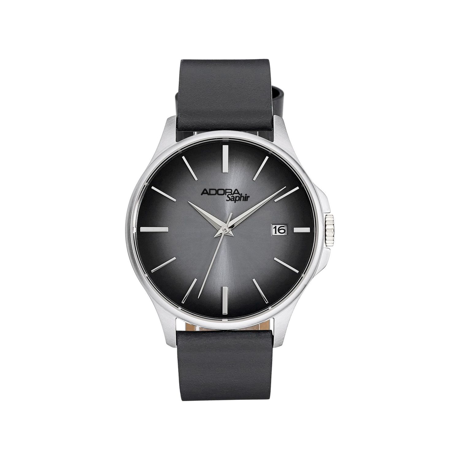 Herrenuhr Adora Safir Lederband