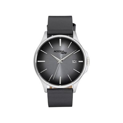 Herrenuhr Adora Safir Lederband