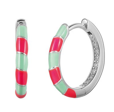 cai Creole 925/- Sterling Silber rhodiniert 2,2cm ohne