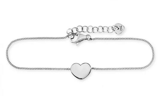 cai Armband Flachpanzerkette 925/- Sterling Silber rhodiniert 19,0cm ohne Stein cai Armband Flachpanzerkette 925/- Sterling Silber rhodiniert 19,0cm ohne Stein