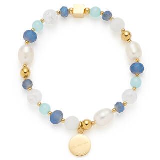 Leonardo Armband gold/blau Hope