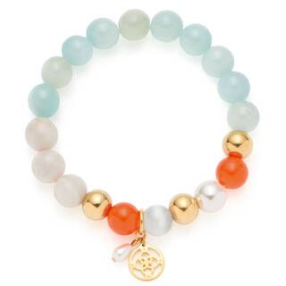 Leonardo Armband gold blau Solera