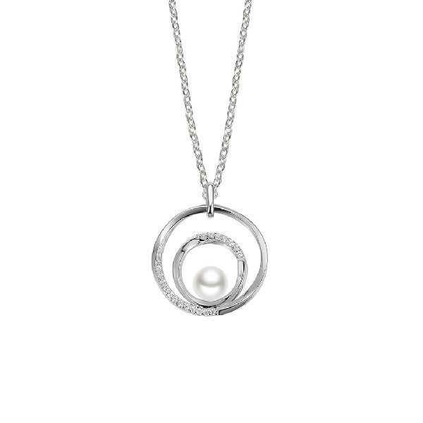 Halskette mit Anhänger Silber mit Zirkonia