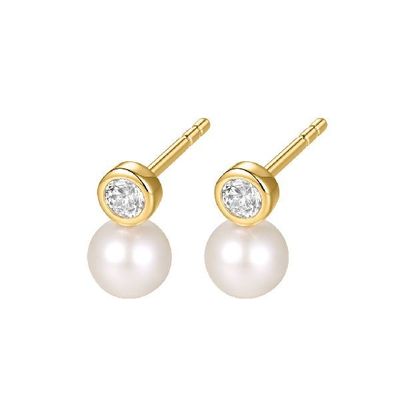 Ohrstecker Gold 375/- Perle Ohrstecker Gold 375/- Perle