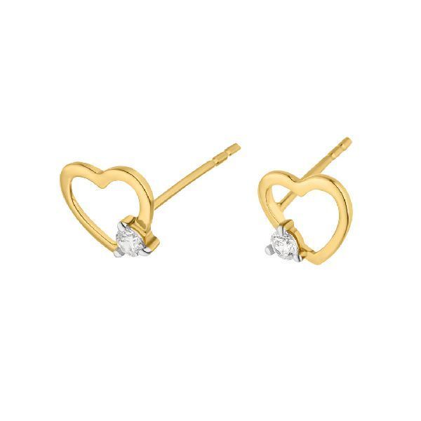 Ohrstecker Gold 375/- Zirkonia
