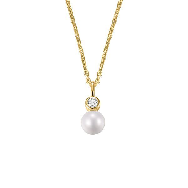 Halskette  Gold 375/- Perle