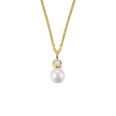 Halskette Gold 375/- Perle Halskette Gold 375/- Perle