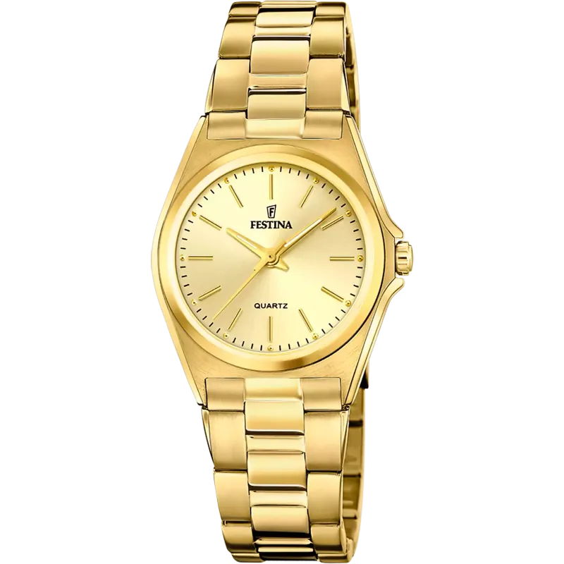 Festina Damenuhr Edelstahl goldfarben Festina Damenuhr Edelstahl goldfarben