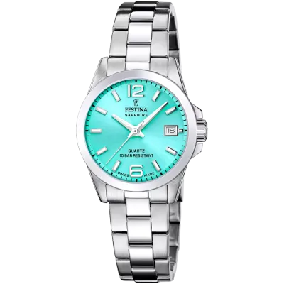 Festina Damenuhr Swiss Made Edelstahlband Festina Damenuhr Swiss Made Edelstahlband