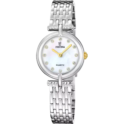 Festina Damenuhr  Edelstahlband