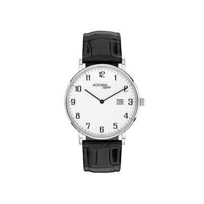 Herrenuhr Adora Safir Lederband Herrenuhr Adora Safir Lederband