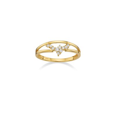 Damenring Gelbgold 585/- Brillant Damenring Gelbgold 585/- Brillant