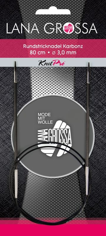 Lana Grossa Rundstricknadel Karbon Lana Grossa Rundstricknadel Karbon