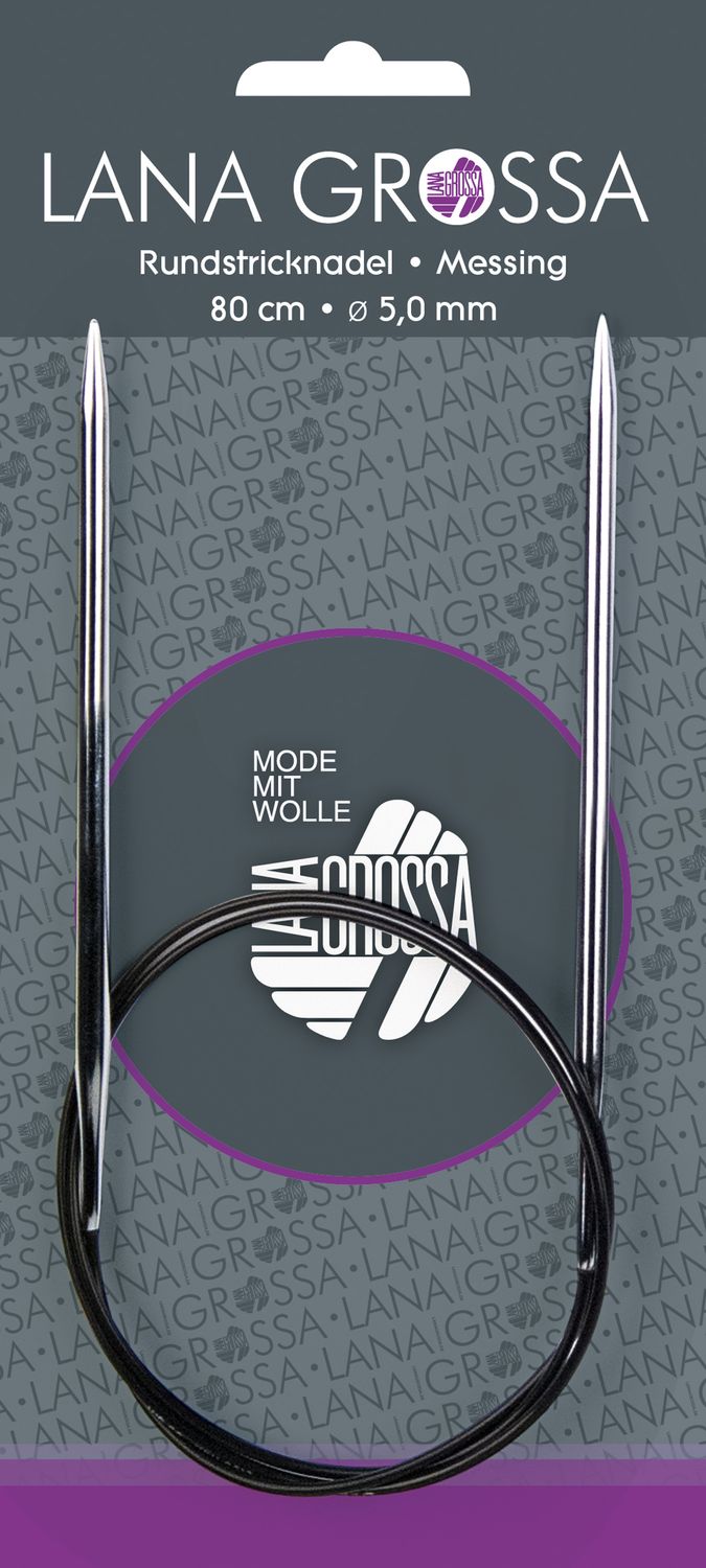 Lana Grossa Rundstricknadel Messing