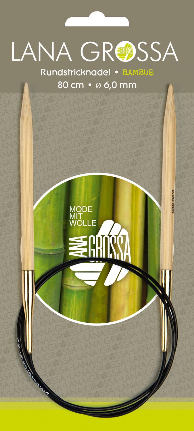 Lana Grossa Rundstricknadel Bambus