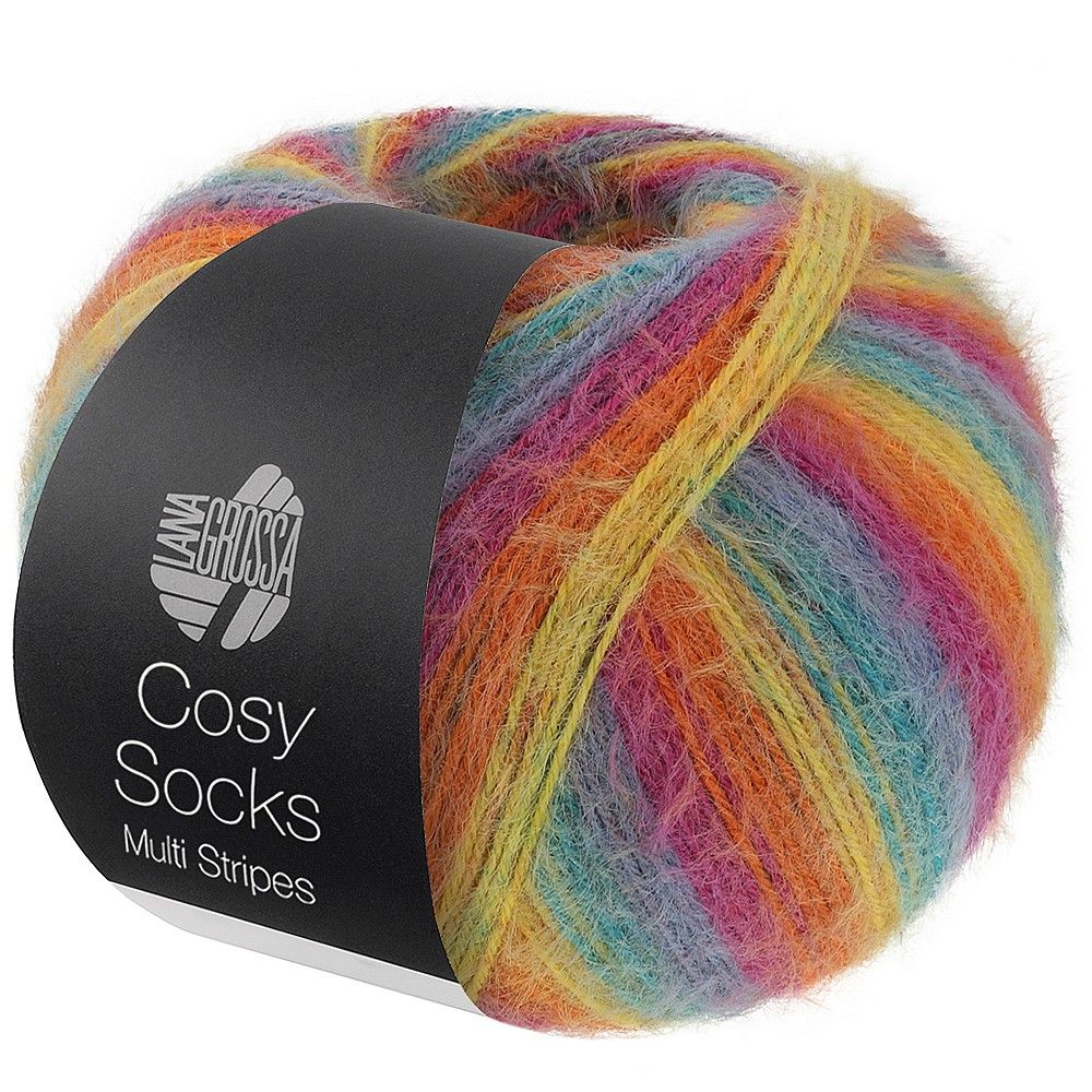 Lana Grossa COSY SOCKS MULTI STRIPES (100g)