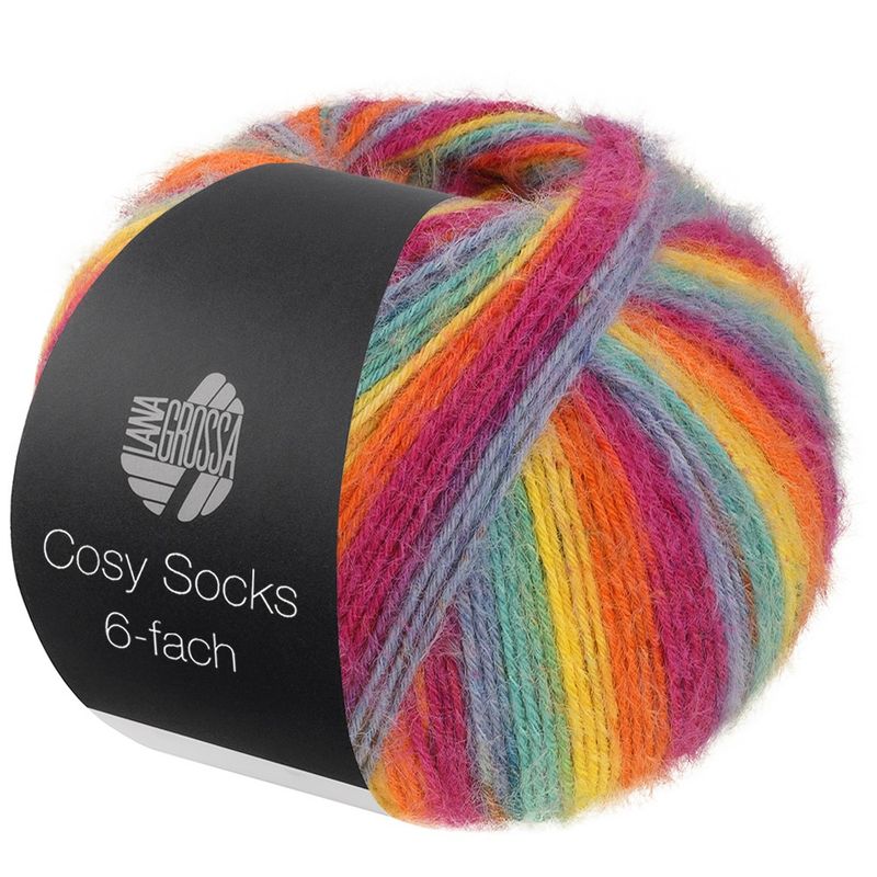 Lana Grossa COSY SOCKS 6-F 150 MULTI STRIPES (150g) Lana Grossa COSY SOCKS 6-F 150 MULTI STRIPES (150g)