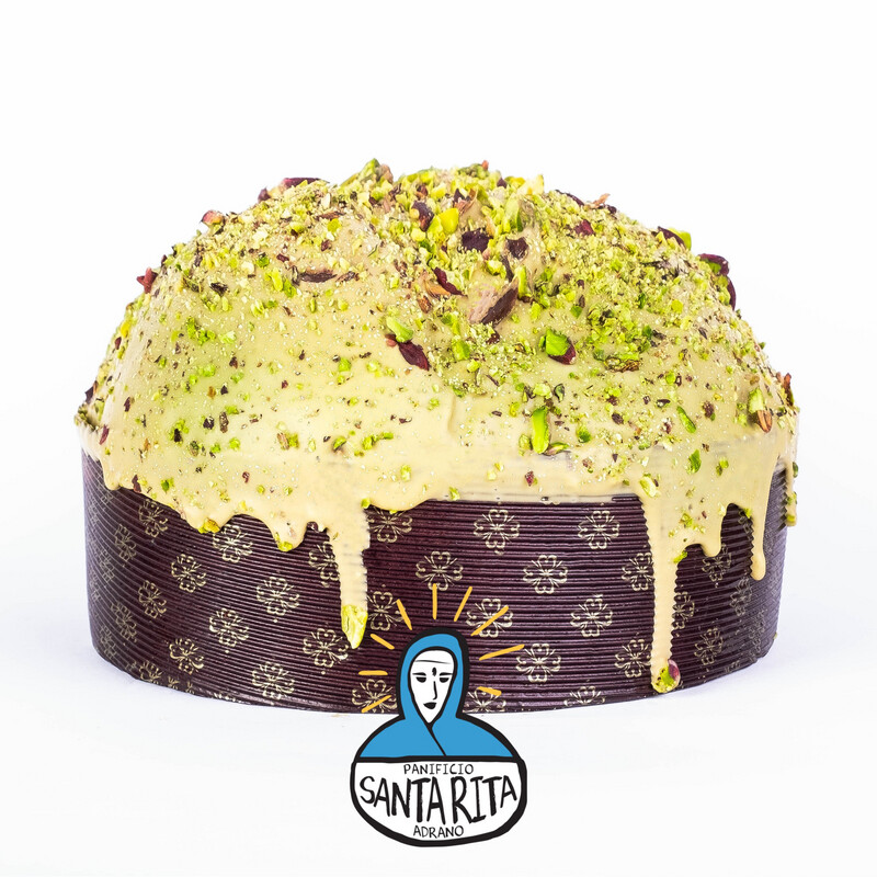 Panettone al Pistacchio Di Sicilia 💚 1 KG 