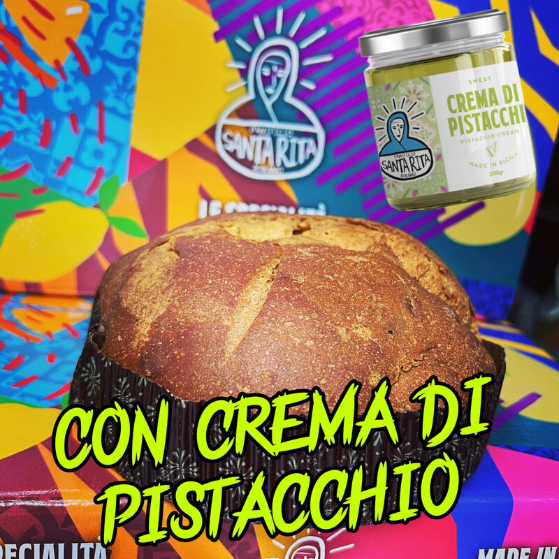 Panettone SENZA GLUTINE al PISTACCHIO