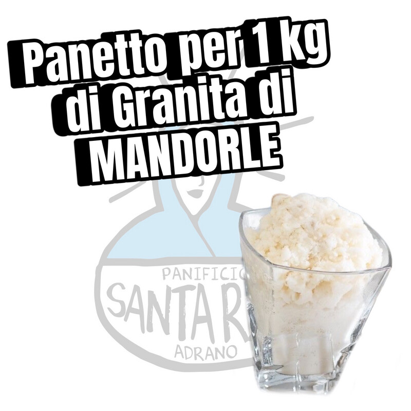 Panetto per 1kg di Granita MANDORLA 