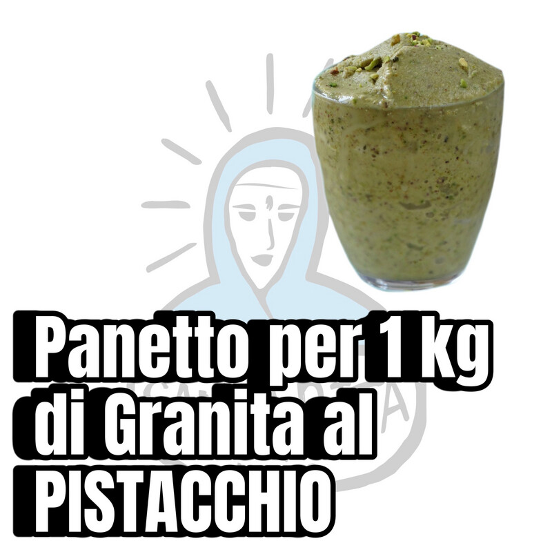 Panetto per 1kg di Granita PISTACCHIO